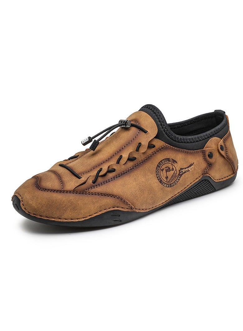 Men's Mesh Shoes, Breathable Sports And Leisure Shoes, Leather Shoes