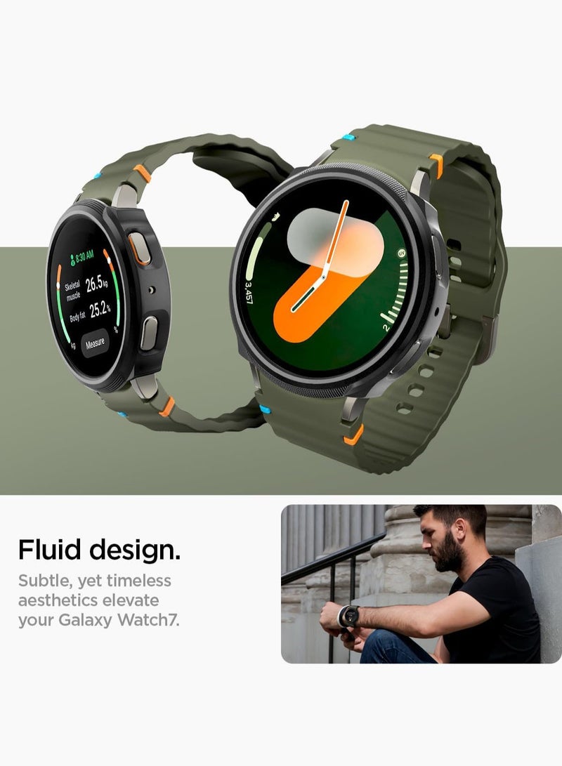 Liquid Air for Samsung Samsung Galaxy Watch 7 40mm Case Cover Flexible Lightweight TPU (2024) - Matte Black