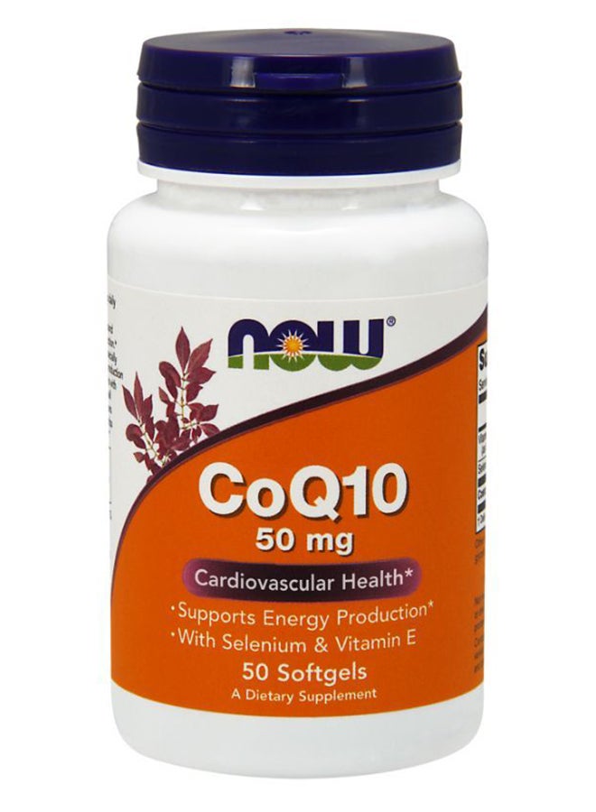 Co Q10 50Mg+ Vit. E And Selenium S/Gels 50*S