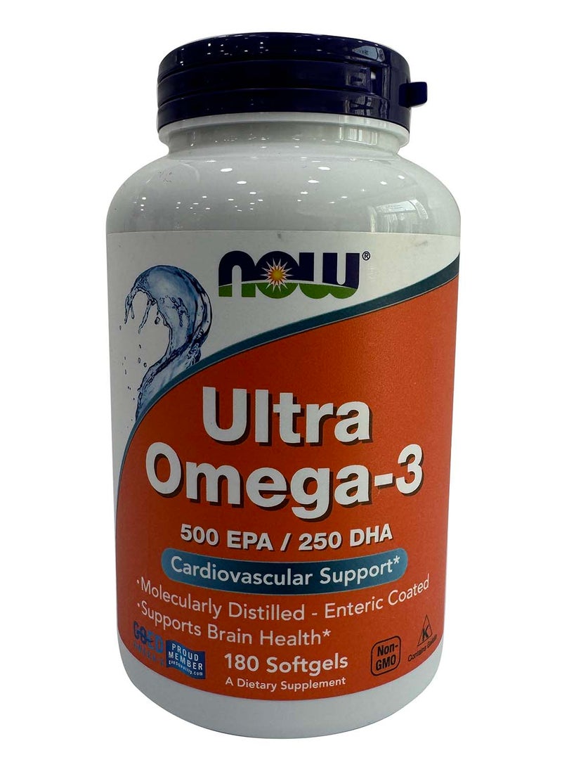 Ultra Omega 3 Fish Oil 180 Softgel