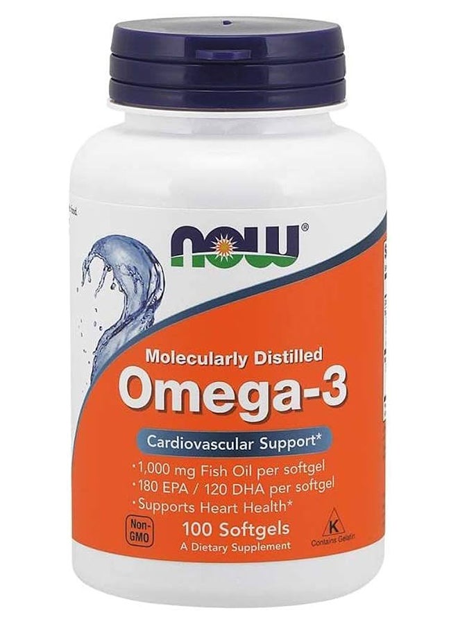 Omega-3 1000Mg S/Gel 100 Count