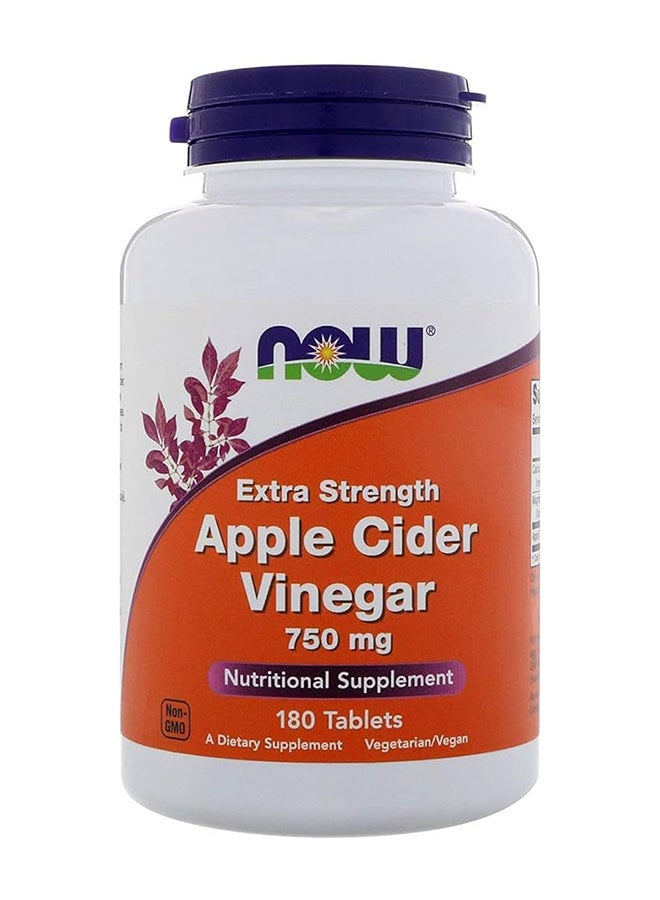 Apple Cider Vinegar 750Mg 180S Tabs