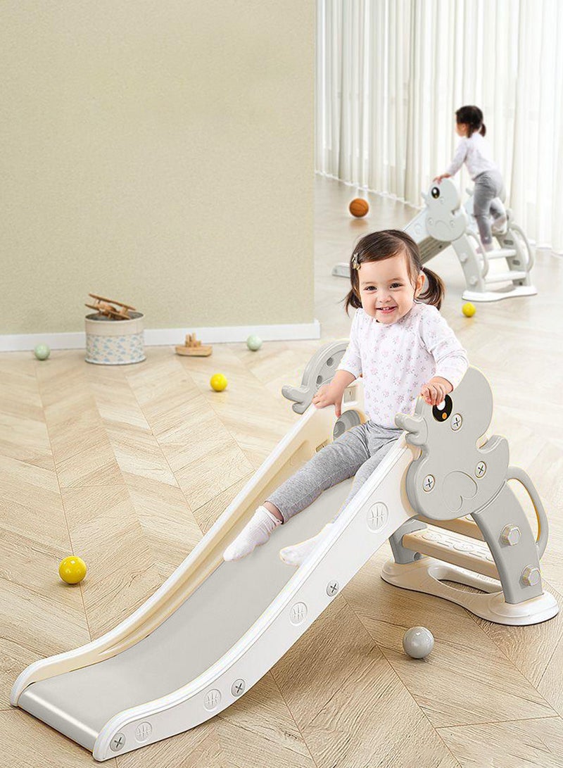 Children's Slide Indoor Household Small Kids Slide for Toddlers Indoor Freestanding Slide Easy Assemble Children Climber Playset Toy Climber Freestanding Toddler Slide