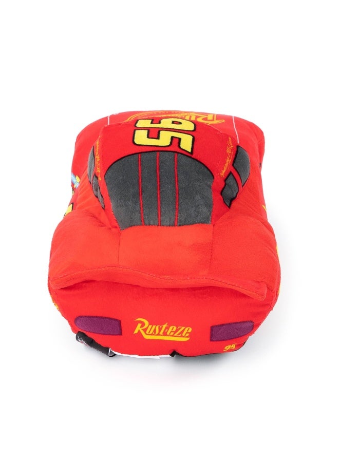 Disney Pixar Cars 3 Plush Stuffed Lightning Mcqueen Red Pillow Buddy - Kids Super Soft Polyester Microfiber 17 inch Official Disney Pixar Product