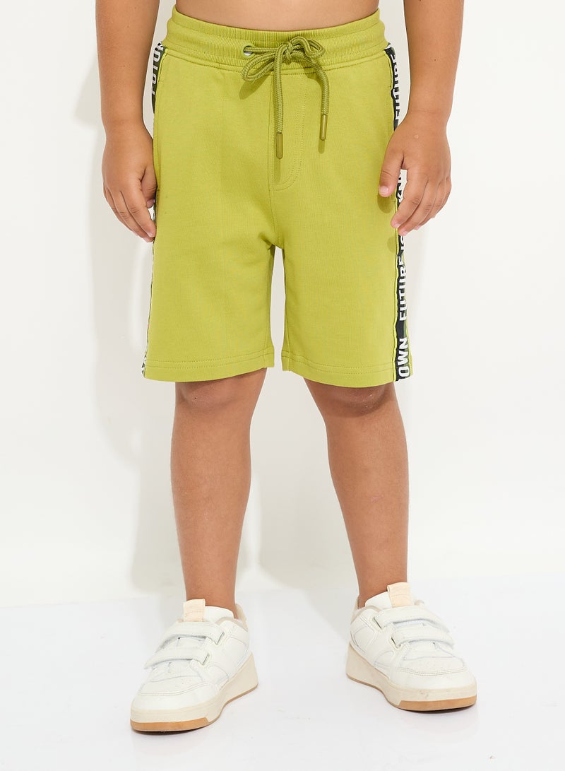 Boys' Summer Outfit Set: 2-Piece T-Shirts & Shorts - Green & Dark Green (2-8 Years)