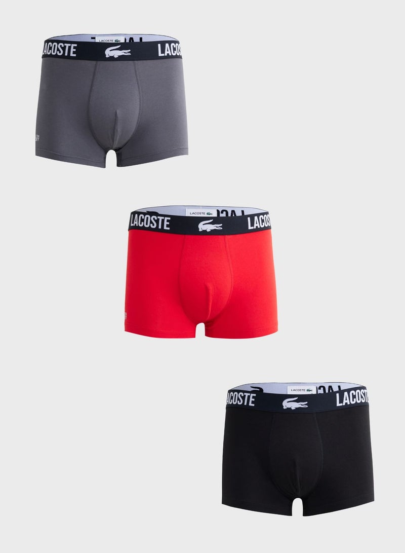 3 Pack Logo Band Trunks