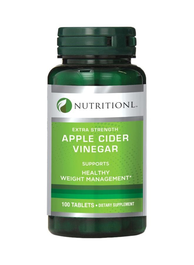 Apple Cider Vinegar Weight Management Dietary Supplement - 100 Tablets