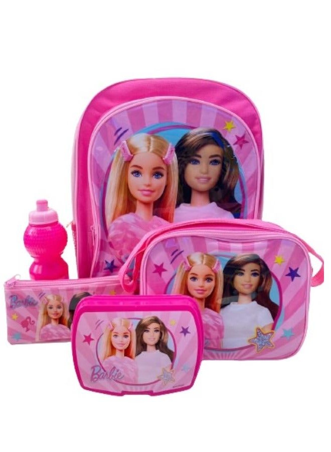 Barbie 5 in 1 Value Pack-Backpack 16 Inch