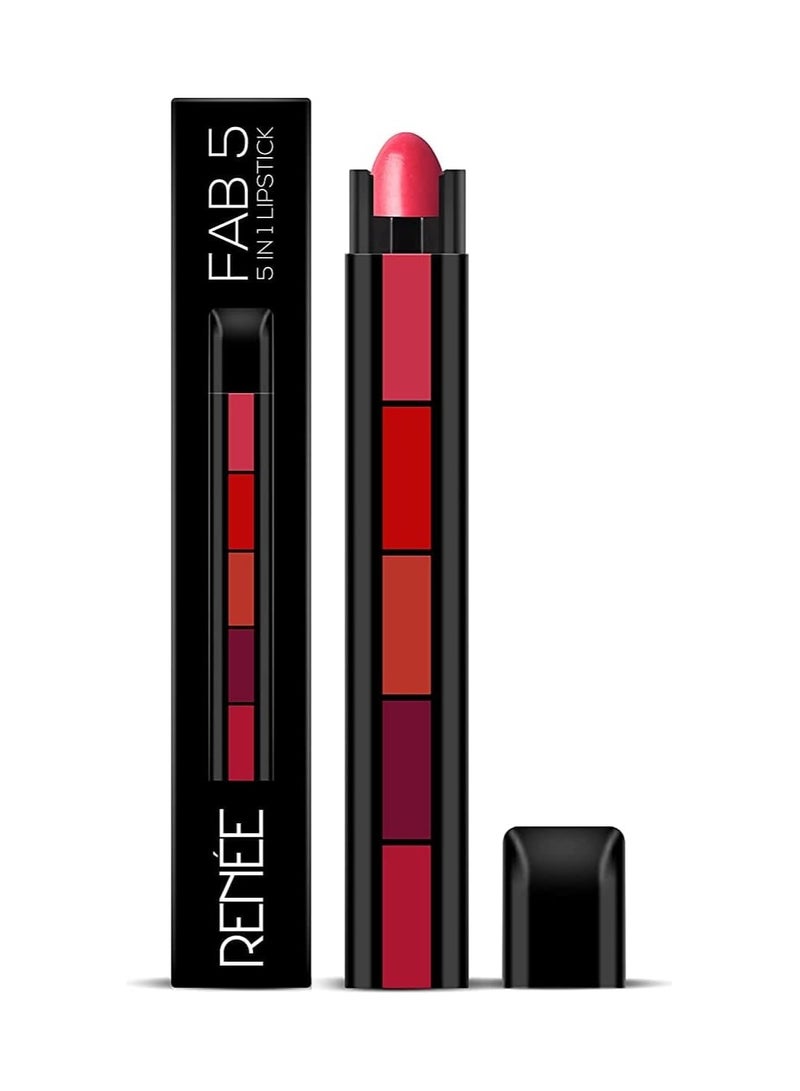 RENEE FAB 5 Matte Finish 5 in 1 Lipstick 7.5G