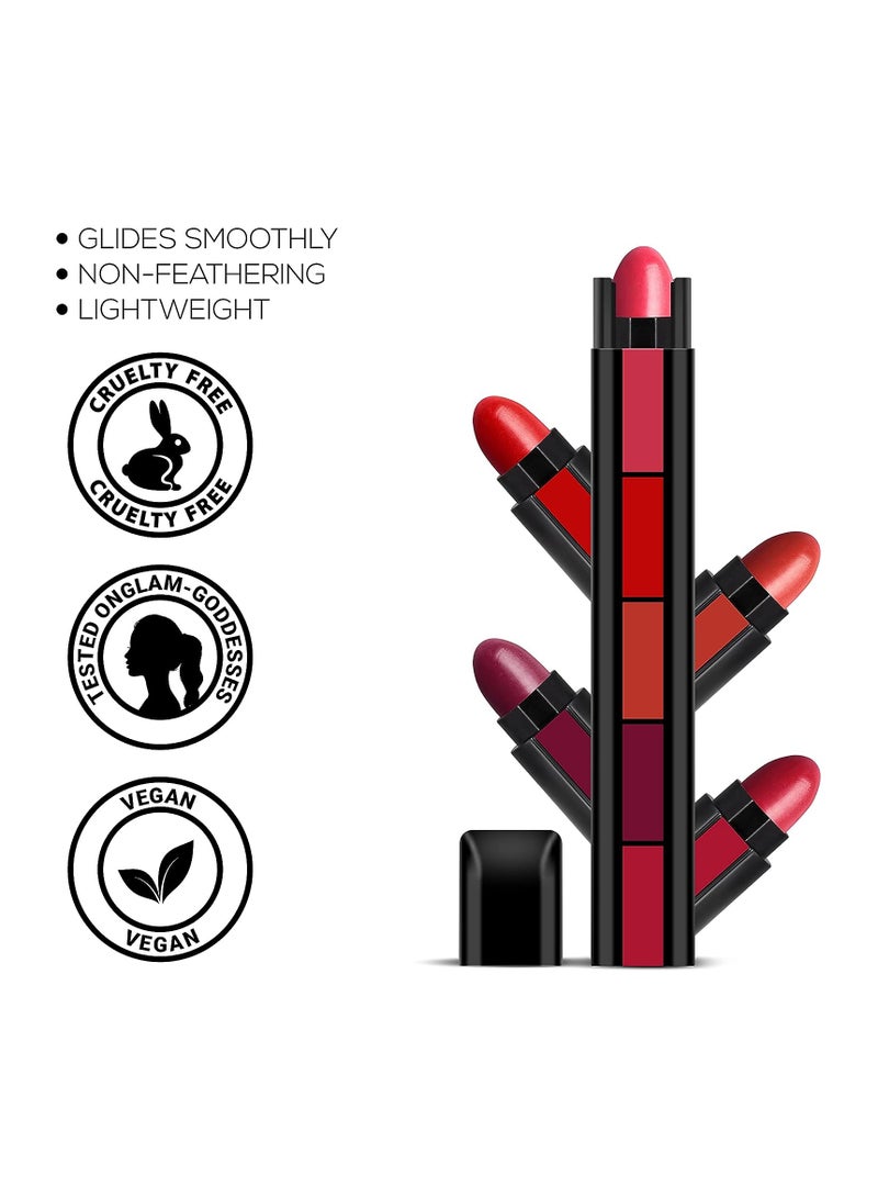 RENEE FAB 5 Matte Finish 5 in 1 Lipstick 7.5G