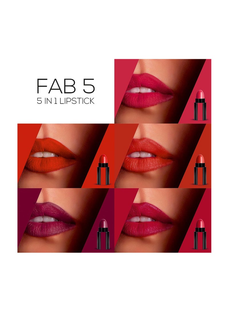 RENEE FAB 5 Matte Finish 5 in 1 Lipstick 7.5G