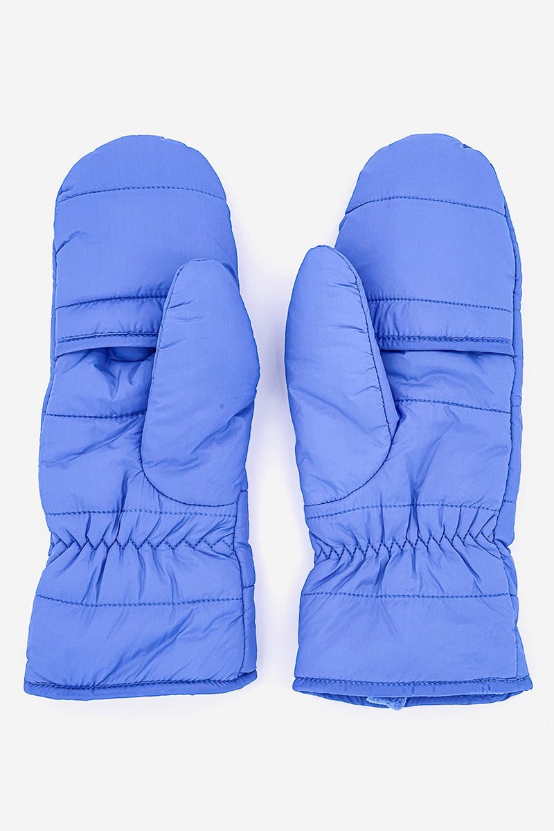 Quilted Oven Mitts, Blue