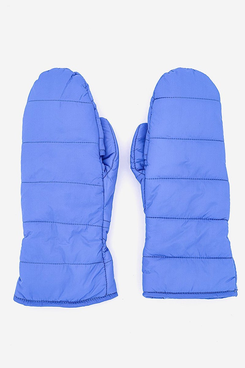 Quilted Oven Mitts, Blue