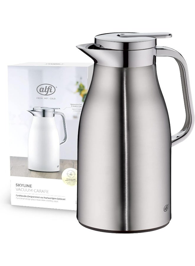 Skyline Tea Flask Steel Matte 1L Chrome