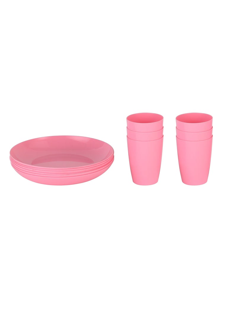 Delcasa 32 Piece Picnic Serving Set DC2669 assorted color