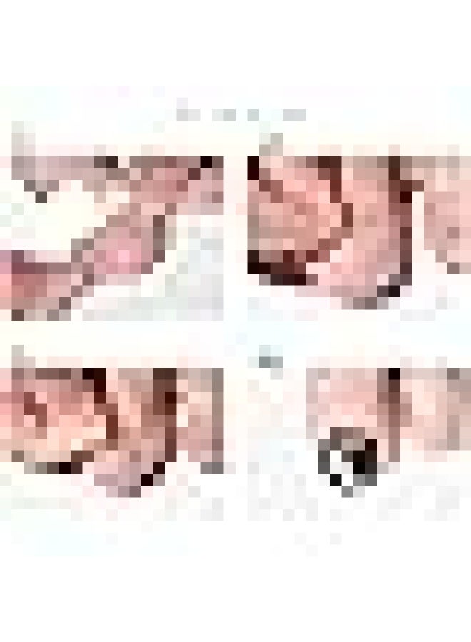 240PCS (10 Sheets) Environmental Protection Transparent and Invisible Nail Sticker Waterproof Nail Sticker Jelly Double-Sided Adhesive Toenail Sticker