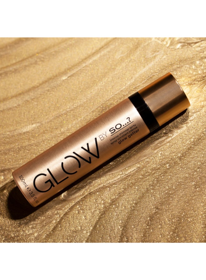 Women's Glow Getter Intense Shimmer Body Spray – Radiant, Long-Lasting & Luxuriously Scented Spray for a Dazzling Glow, 100ml