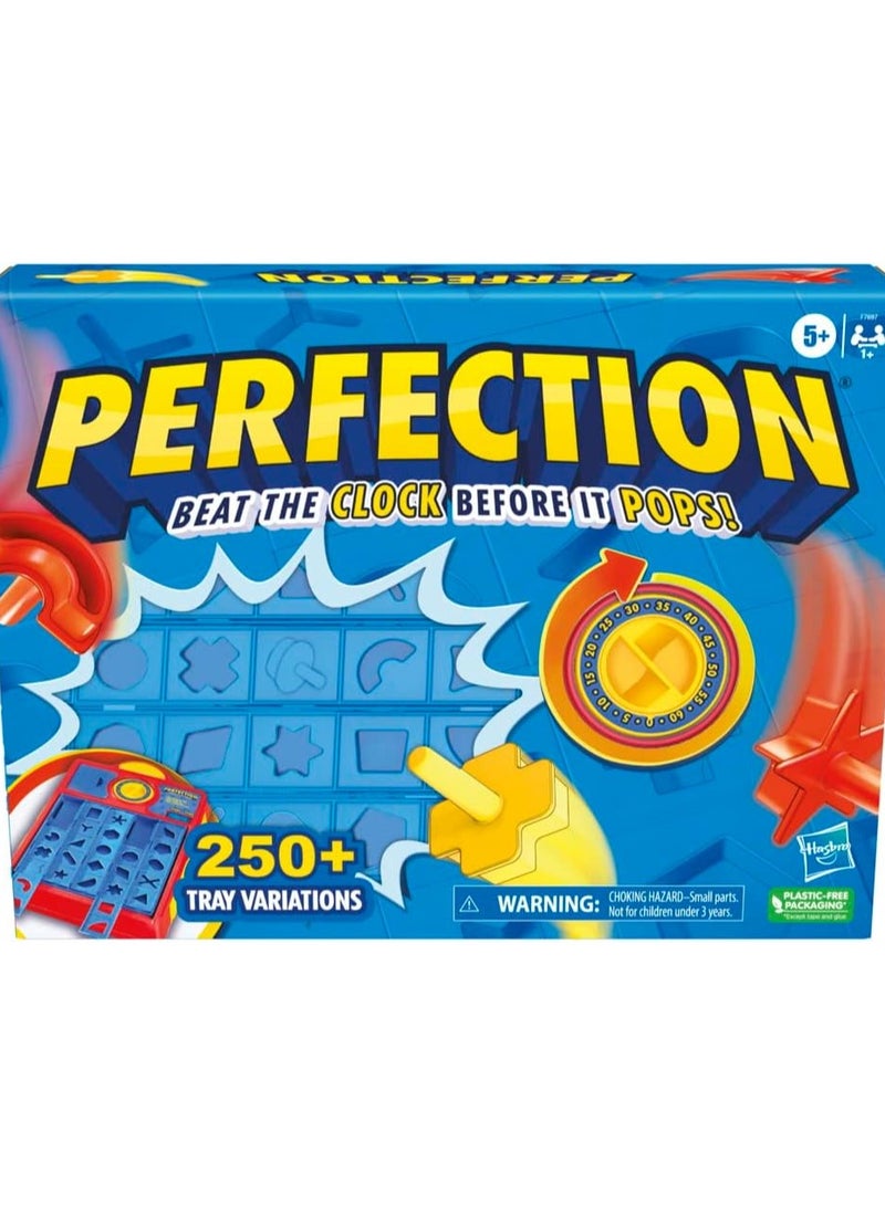 Perfection Game for Kids, Games for Ages 5+, Games for 1+ Players, Over 250 Combinations, Pop Up Game, Memory Games for Kids