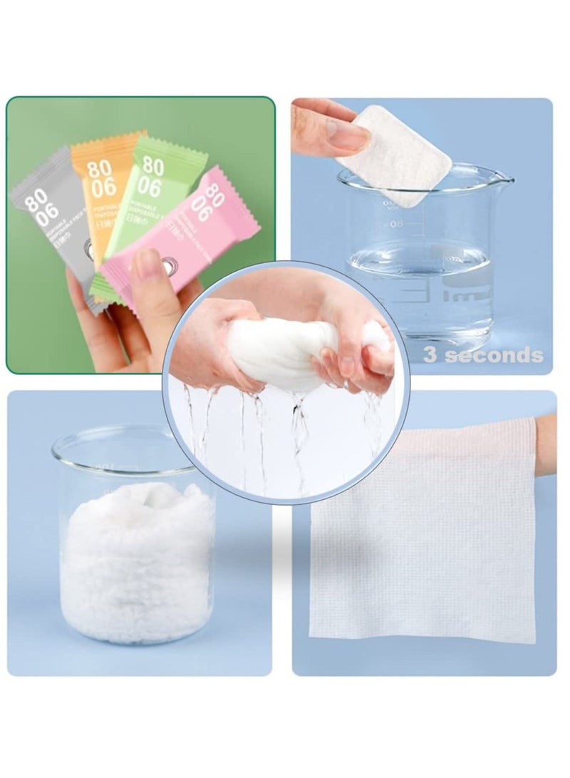 Compressed Towel, Pure Cotton Thickened Disposable Face Towel, Travel, and Camping Emergency Towel, Soft Convenient and Durable, Suitable for Home、 Hotel and Outdoor Use (20 Pcs)