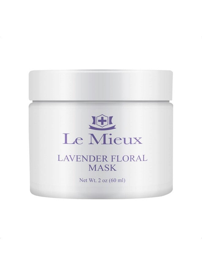 Lavender Floral Mask Calming Gel Face Mask With Hyaluronic Acid & 7 Botanical Extracts Soothing Facial Mask For All Skin Types No Parabens Or Sulfates (2 Oz / 60 Ml)