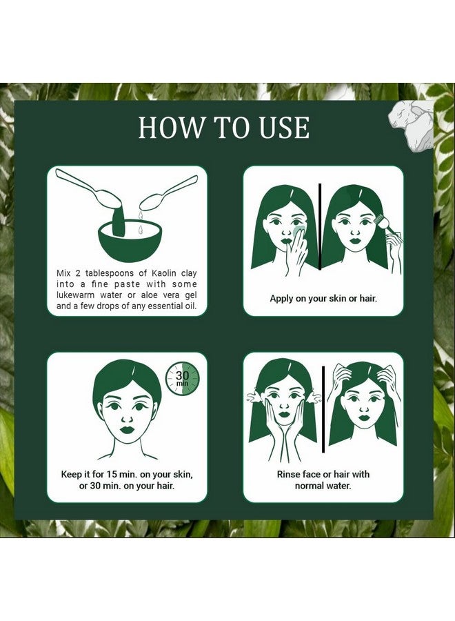 Bio Organic Kaolin Powder | China Clay For Skin Face Mask (200G)