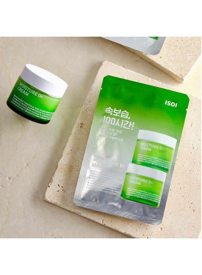 Moisture Dr. Mask Pack 10Ea | Nourish Your Skin'S Natural Barrier With Tea Tree Ceramide And Hyaluronic Acid | Deep Hydration And Soothing Care | Korean Skin Care