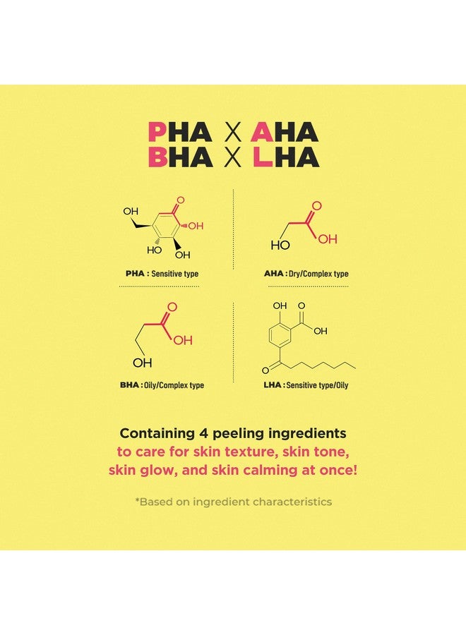 Neogen Lemon Pha Gauze Peeling Pads (30 Pads) Exfoliating Peeling Pad With Aha Bha Pha Lha & Lemon & Glutathione & Niacinamide Korean Skin Care