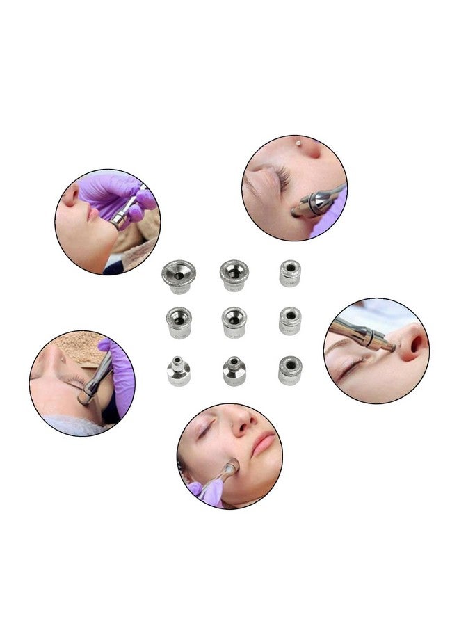 Diamond Dermabrasion Head Microdermabrasion Exfoliator Home Facial Dermabrasion Tool Dermabrasion Replacements 9Tips