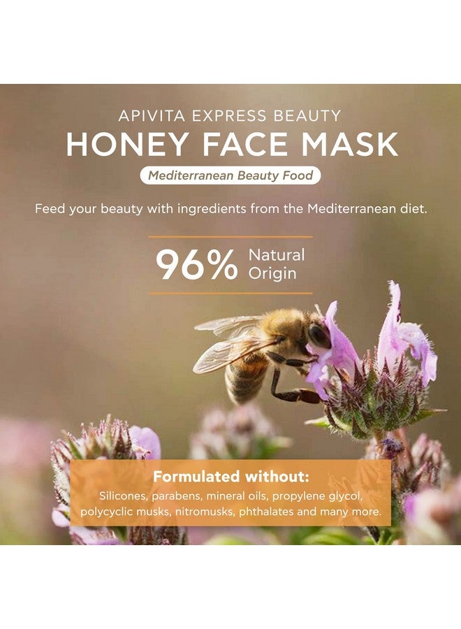 Express Beauty Face Mask With Honey Shea Butter & Sunflower Oil Deeply Moisturizing Nourishing & Energizing Treatment For All Skin Types