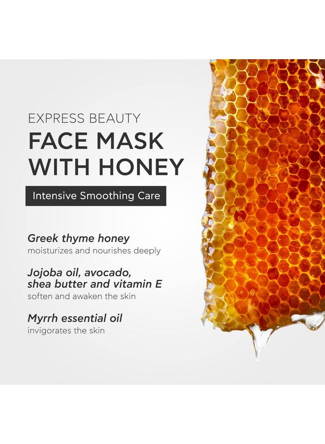 Express Beauty Face Mask With Honey Shea Butter & Sunflower Oil Deeply Moisturizing Nourishing & Energizing Treatment For All Skin Types