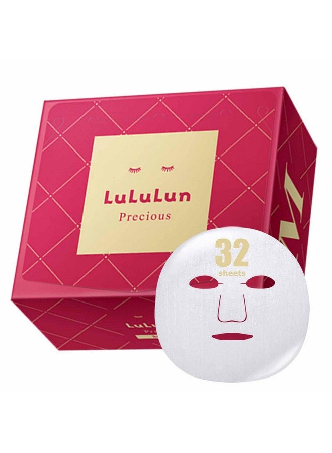 32Pc Facial Sheet Mask Hydrating Face Mask Sheet & Moisturizing Face Mask Pack Set For Beauty Skincare From Japan Precious Red
