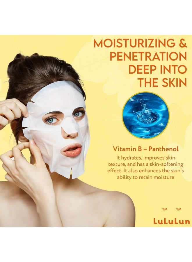 Hydra V Vitaminpacked Facial Sheet Mask 28 Sheets Hydrating Face Mask With Vitamin C & E Skincare Cotton Face Mask Facial Kit