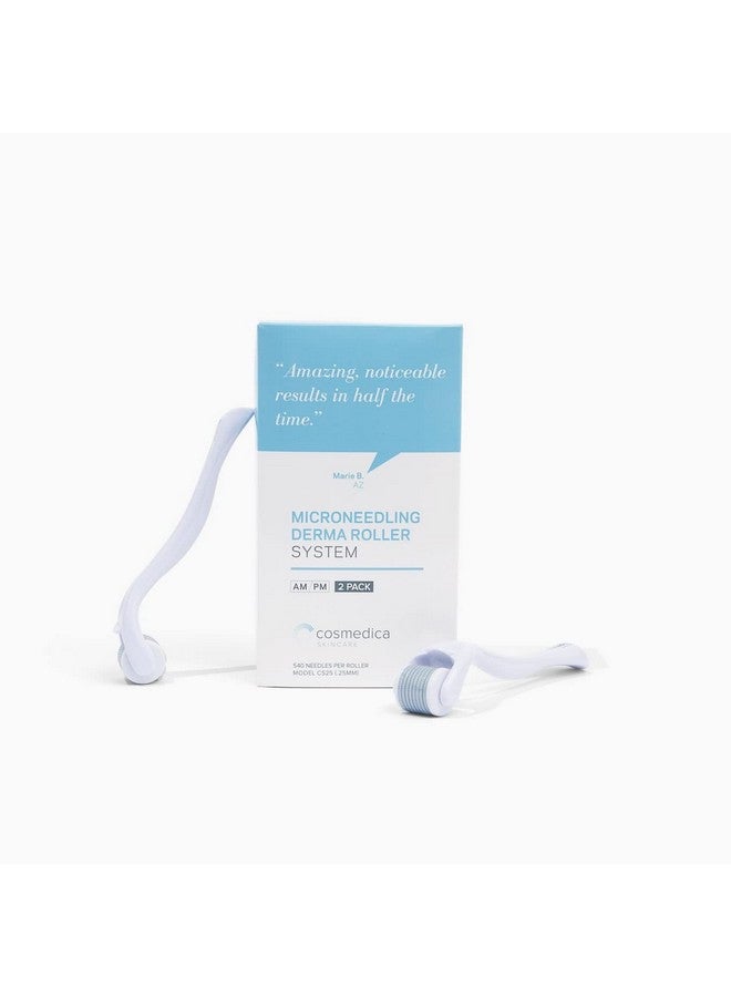 Cosmedica Microneedling Derma Roller For Face 0.25 Mm Facial 540 Micro Needles Skin Care Cosmetic Needling Instrument