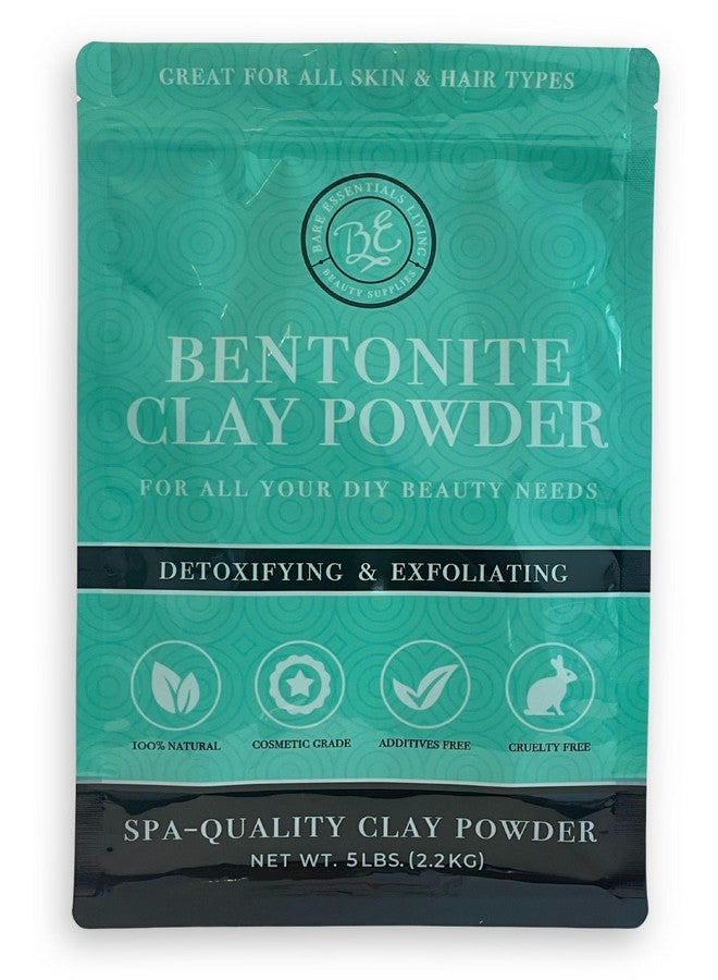 Bentonite Clay Powder (5Lbs) Face Clay Mask Bentonite Clay Detox For Skin Clay Powder For Seed Bombs Detox Bath Cosmetic Clay Powder Sodium Bentonite Clay Made In Usa