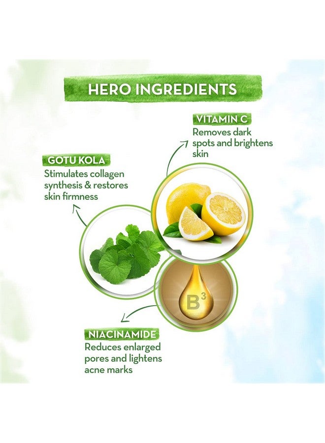 Mamaearth Vitamin C Face Serum for Skin Illumination | with Hydrating Gotu Kola Oil | Helps Fight Free Radical Damage & Dryness | Firming Serum for All Skin Types | 1.01 Fl Oz/30ml