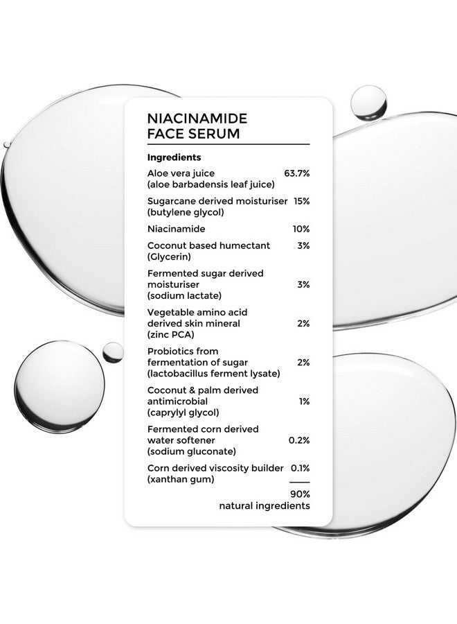 10% Niacinamide Serum For Smooth Glowing Skin 30 Ml