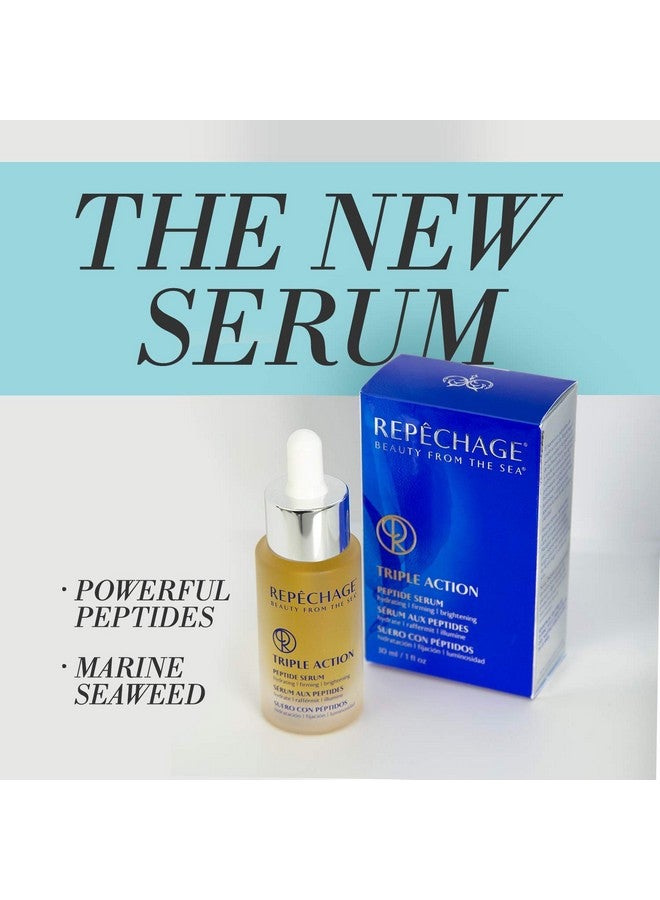 Triple Action Peptide Serum | Hydrating Firming & Brightening | 30 Ml / 1 Fl Oz