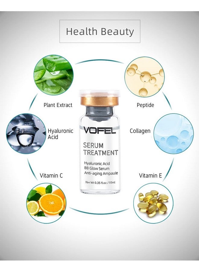 Hyaluronic Acid Serum For Microneedling Serum Ampoules For Face Bb Glow Starter Kit 0.35 Oz 4 Vials