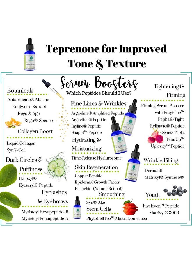 Advanced Teprenone Diy Antiaging Peptide Boost: Reduce Redness Wrinkles Improve Hydration Enhance Skin Tone Youthful Skincare