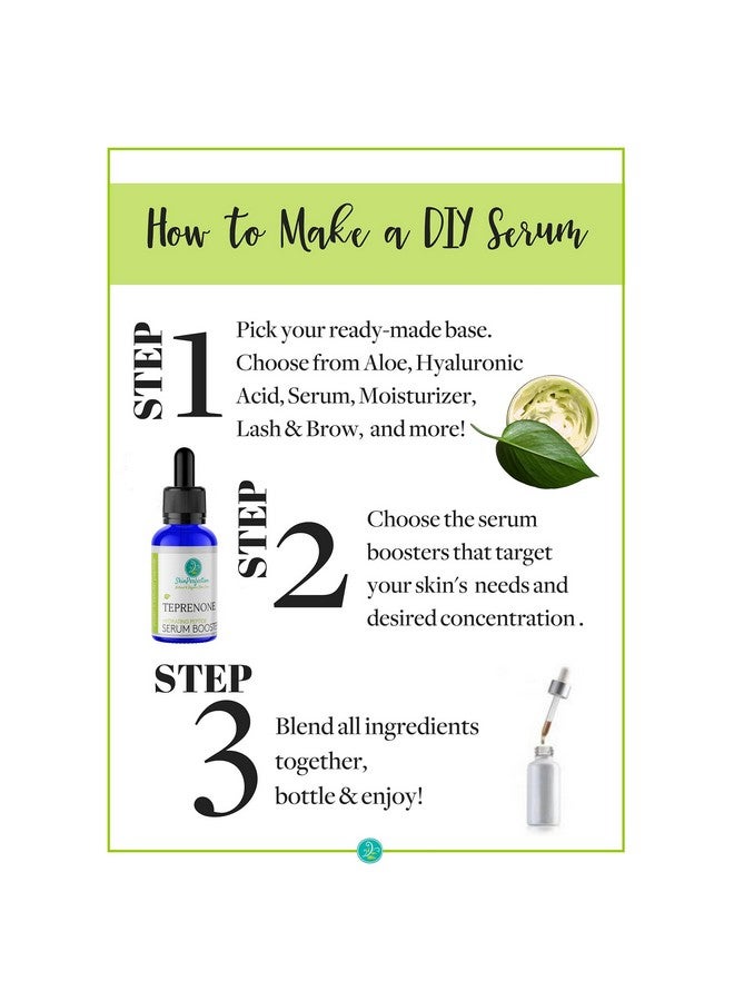 Advanced Teprenone Diy Antiaging Peptide Boost: Reduce Redness Wrinkles Improve Hydration Enhance Skin Tone Youthful Skincare