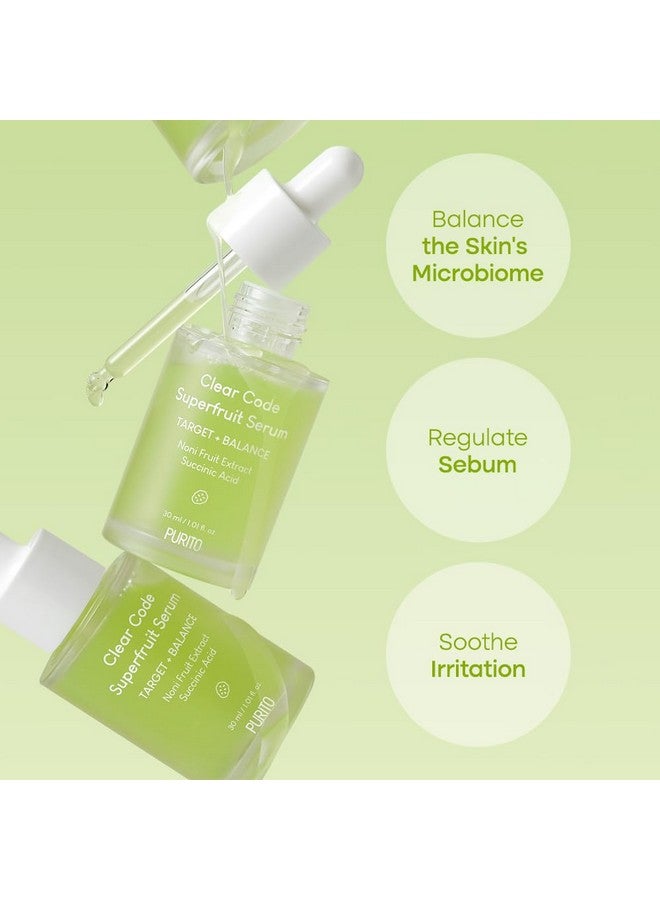 Clear Code Superfruit Serum 30Ml/1.01 Fl.Oz. Nextgeneration Clarifying Solution With Noni Fruit Extract Nonirritating Vegan Crueltyfree Suitable For Sensitive Skin Korean Skincare