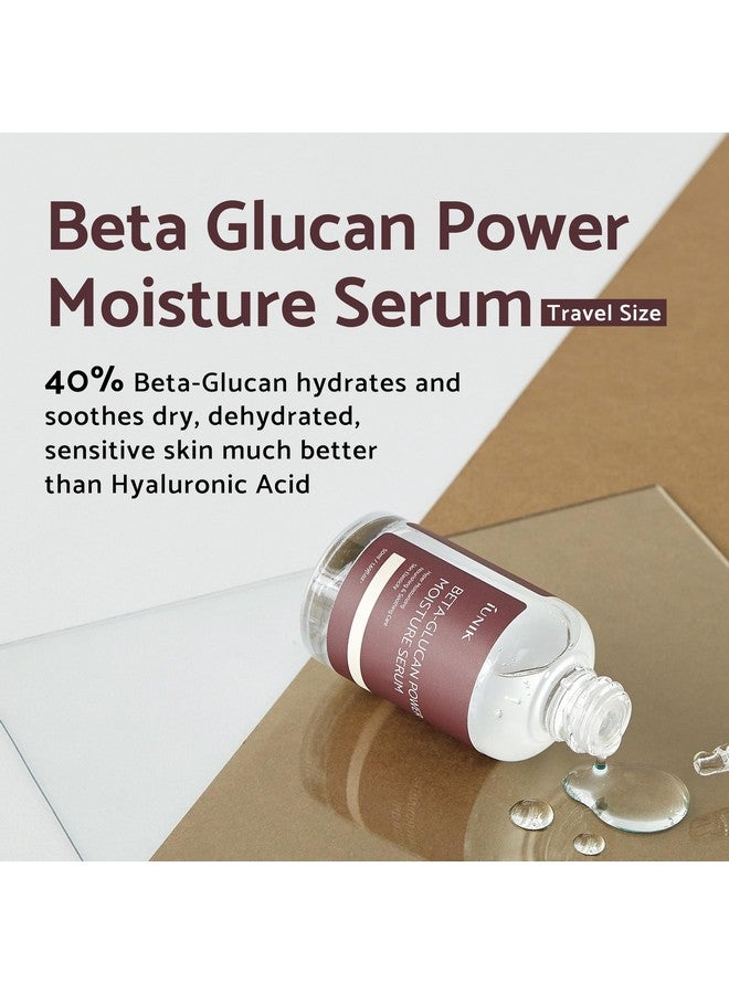 Betaglucan Power Deep Moisture Serum And Facial Cream Kit Intense Hydration Mushroom Yeast Extracts For All Skin Types Cell Regenerating Lifting Natural Ingredients Serum Ampoule Vegan