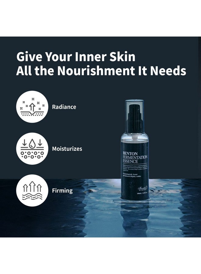 Fermentation Essence Skin Care 3.38 Fl.Oz. Galactomyces & Bifida & Lactobacillus/Collagen Tone Balancing Skin Smoothing Elasticity Korean Clean Beauty Skin Care