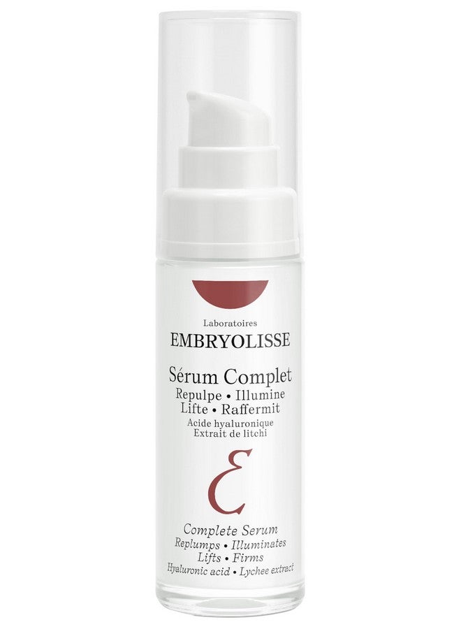 Complete Serum. Advanced Hydrating Formula With Hyaluronic Acid. Replumps Illuminates Lifts Firms 1.01 Fl.Oz.