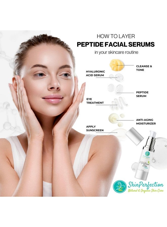 Expression Line Deep Wrinkle Antiaging Serum Matrixyl 3000 Argireline Synake Snap 8 Spin Trap Hyaluronic Acid Crow'S Feet Forehead Skin Perfection