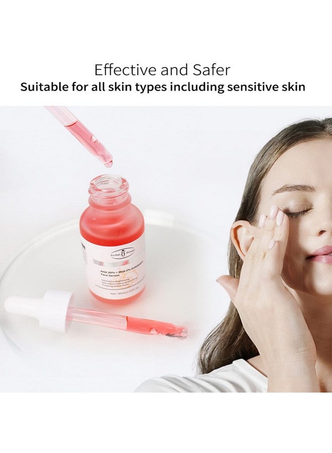 Face Serum Eye Essence Antiwrinkles Antiacne Oilcontrol Antifreckle Refreshing Moisturizing Purifying Shrink Pores 30Ml 1.01Fl.Oz (Aha 30% + Bha 2% Exfoliation Face Serum)
