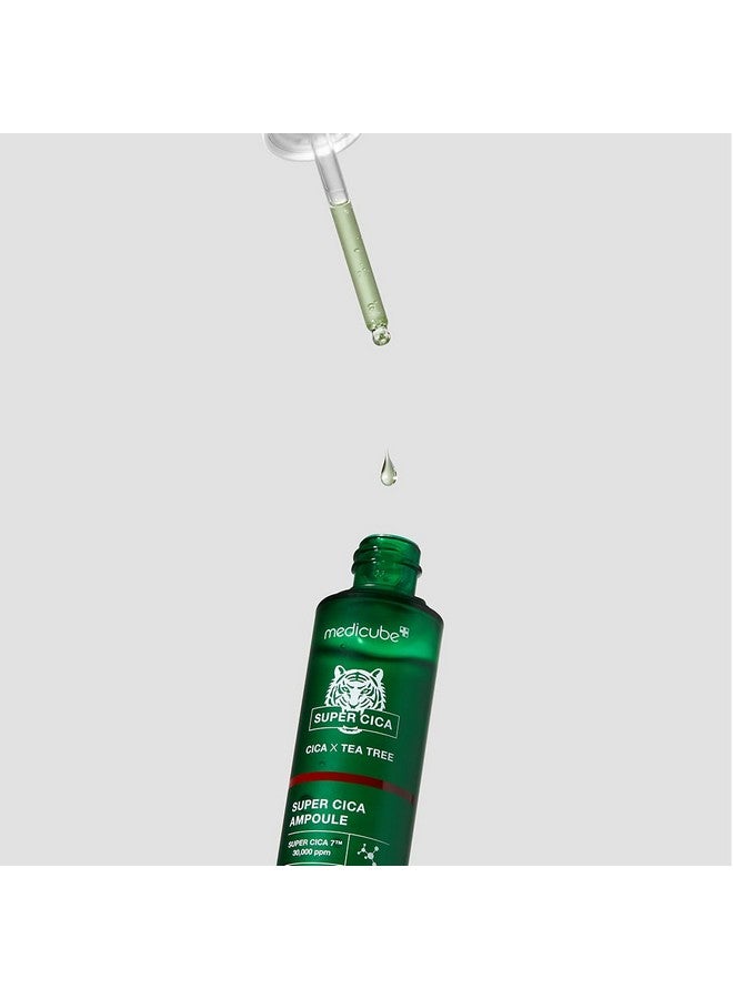 Super Cica Ampoule || Restore Damaged Skin With 61.5% Centella Asiatica Extract | Instant Soothing And Healing | Korean Skincare (1.35Fl.Oz.)