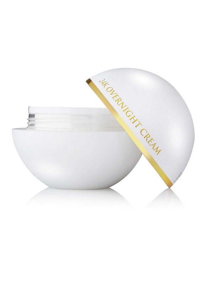 24K Overnight Cream Anti Aging Face Moisturizer For Youthful Skin Shea Butter Night Cream For Morning Glow Retinol Moisturizer To Diffuse Fine Lines