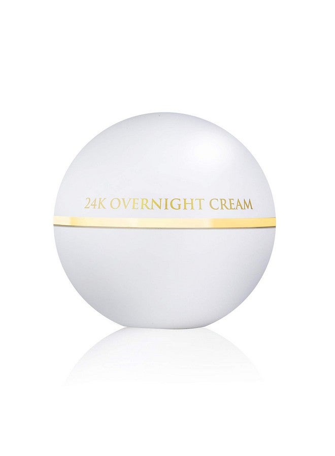 24K Overnight Cream Anti Aging Face Moisturizer For Youthful Skin Shea Butter Night Cream For Morning Glow Retinol Moisturizer To Diffuse Fine Lines