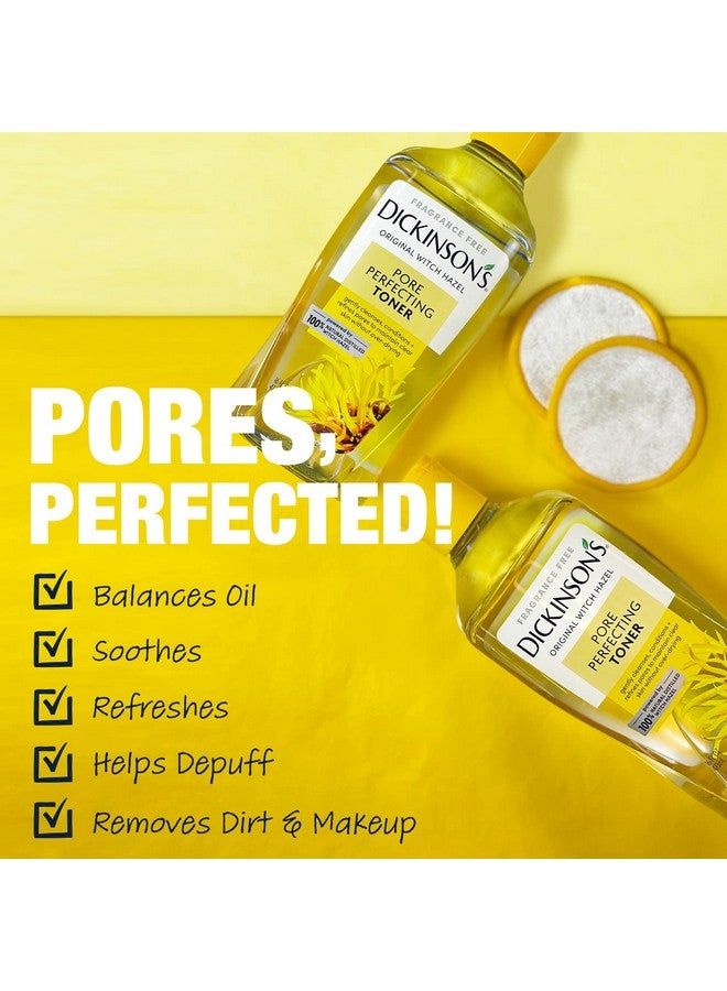 Original Witch Hazel Pore Perfecting Toner, 100% Natural, 3 Count